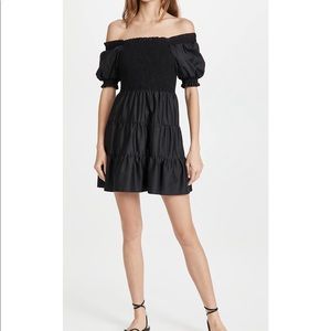 alice + olivia 💕 Elizabeth Mini Dress In Black.
